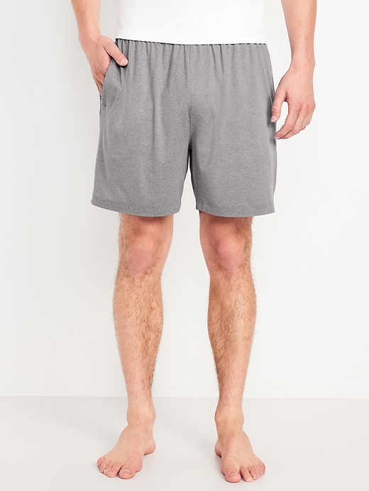 Image number 1 showing, Jersey Pajama Shorts for Men