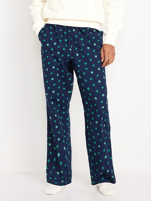 View large product image 1 of 3. Poplin Pajama Pants for Men