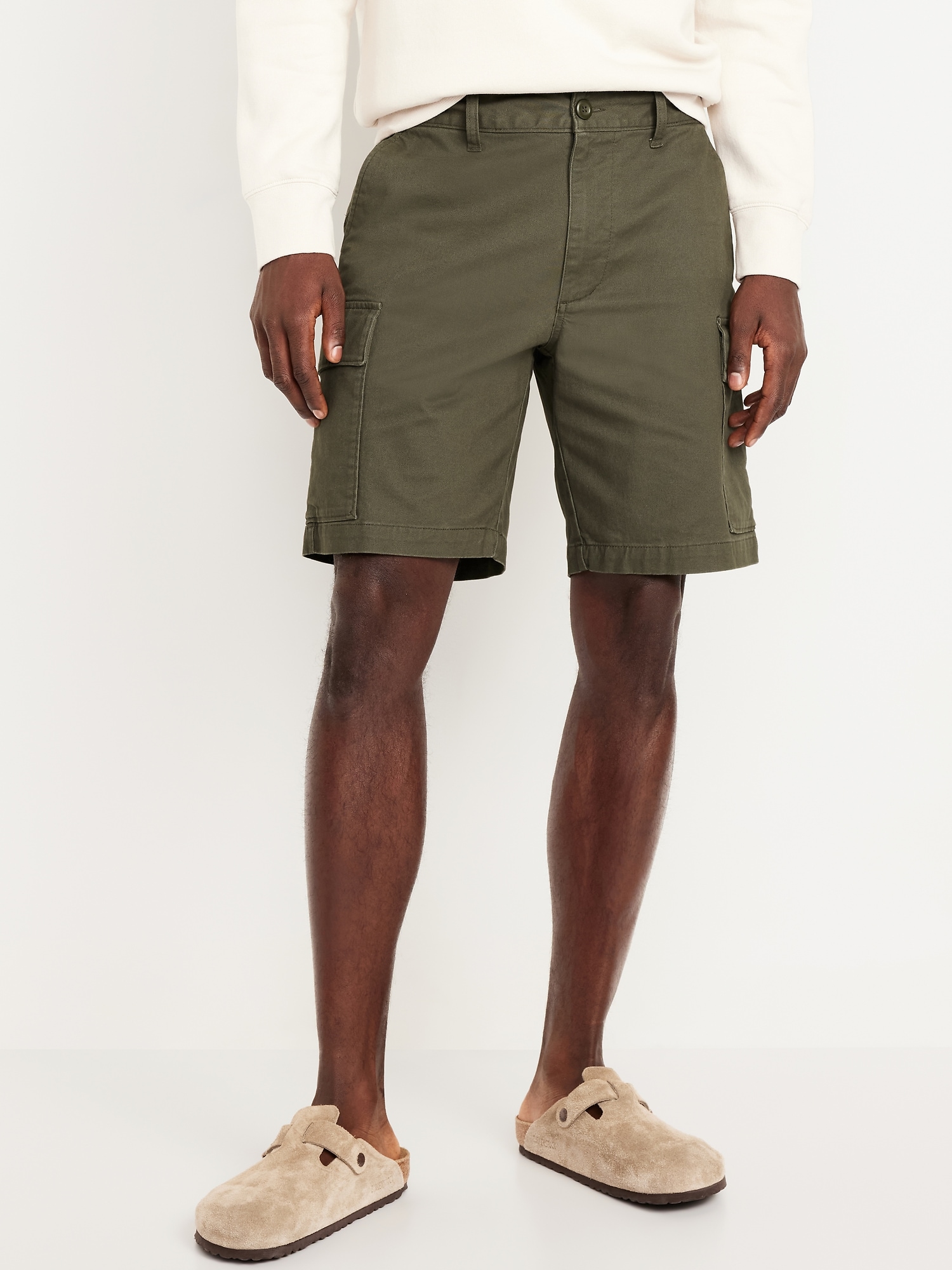 Lived-In Cargo Shorts -- 9-inch inseam