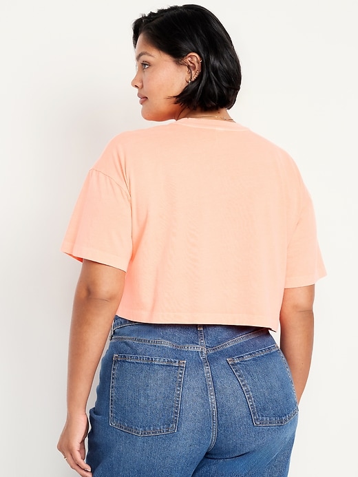 Image number 8 showing, Oversized Cropped T-Shirt