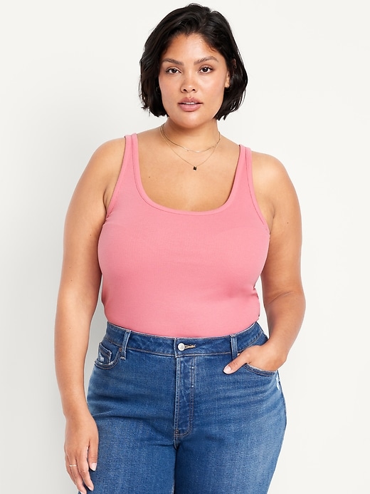 Image number 7 showing, Ribbed Crop Tank Top