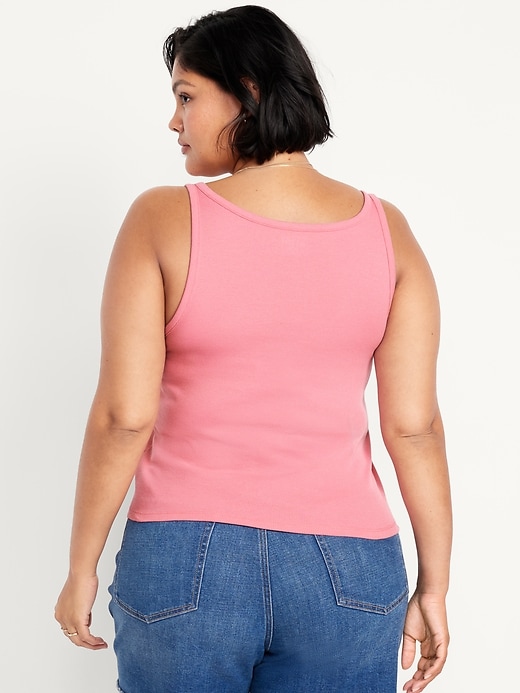 Image number 8 showing, Ribbed Crop Tank Top