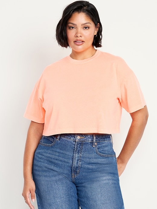 Image number 7 showing, Oversized Cropped T-Shirt