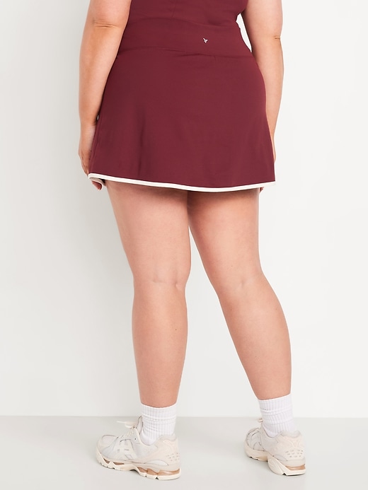 Image number 7 showing, High-Waisted PowerSoft Faux-Wrap Skort