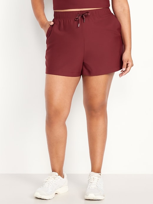 Image number 6 showing, High-Waisted PowerSoft Shorts -- 3.5-inch inseam