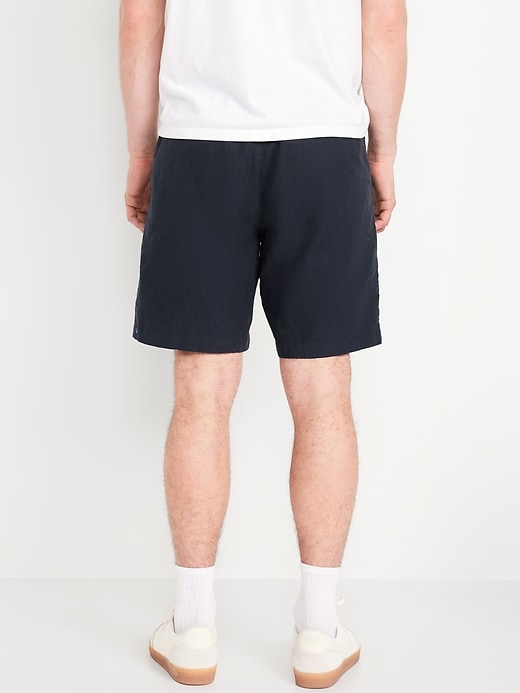 Image number 6 showing, Linen-Blend Jogger Shorts -- 7-inch inseam