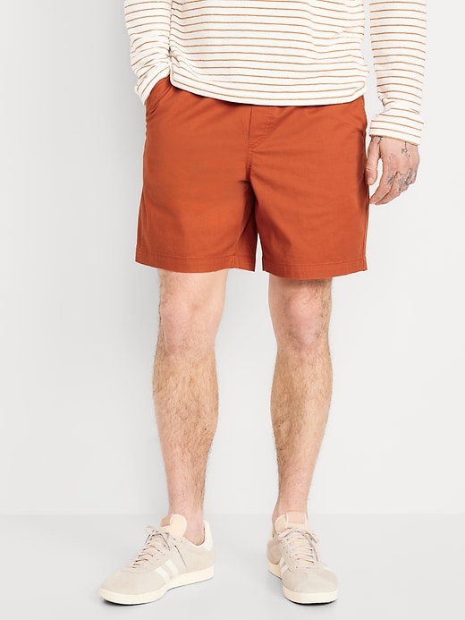 Image number 1 showing, Twill Jogger Shorts -- 7-inch inseam