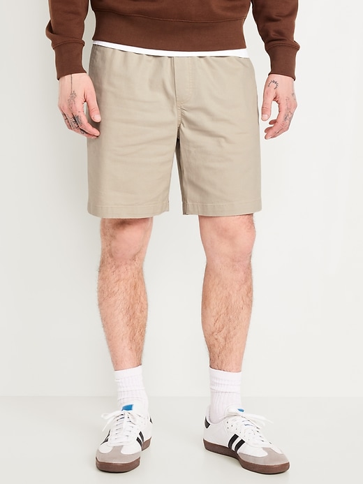 Image number 1 showing, Twill Jogger Shorts -- 7-inch inseam