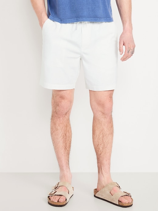 Image number 1 showing, Twill Jogger Shorts -- 7-inch inseam