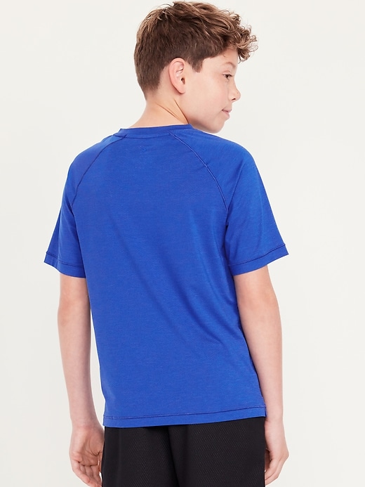 View large product image 2 of 5. Short-Sleeve Go-Dry Cool Performance T-Shirt for Boys