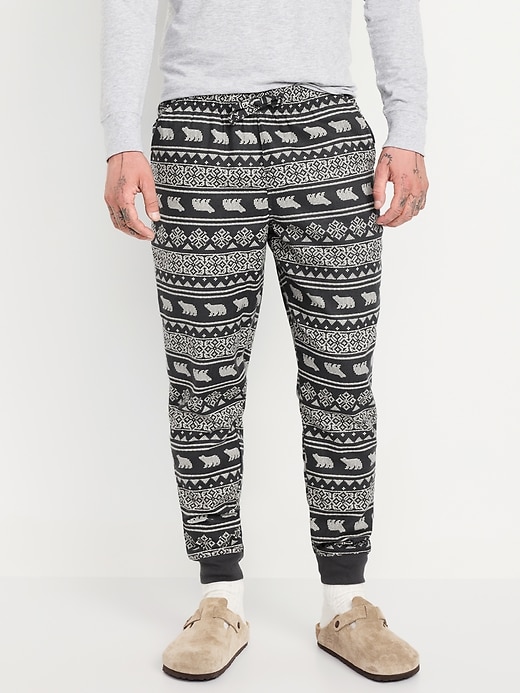 Image number 1 showing, Flannel Pajama Joggers for Men