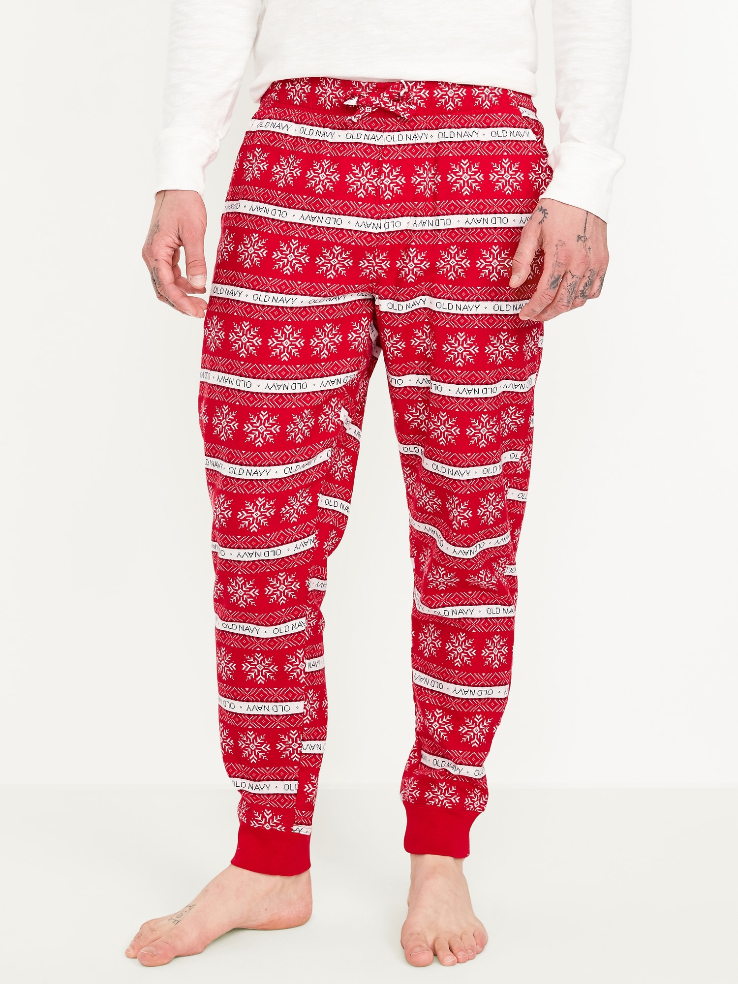 Flannel Pajama Joggers for Men