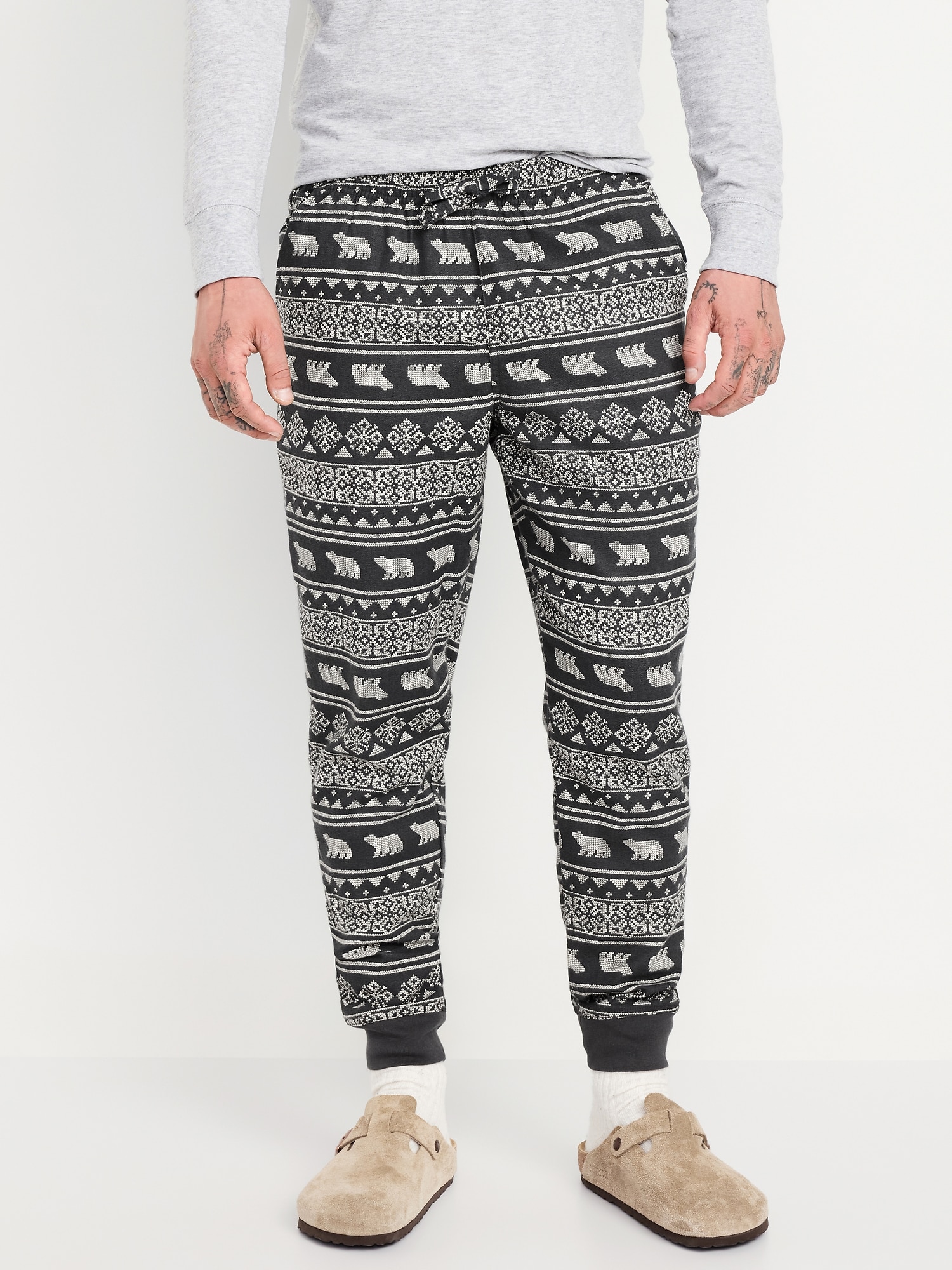 Flannel Pajama Joggers for Men