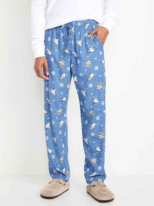 L'image numéro 1 présente Pantalon de pyjama en flanelle pour homme