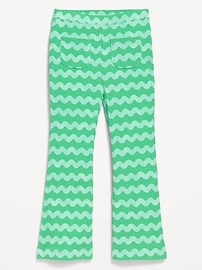 Image number 1 showing, Ribbed Pocket Flare-Leg Pants for Toddler Girls