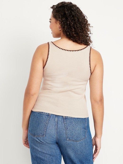 Image number 6 showing, Embroidered Tank Top