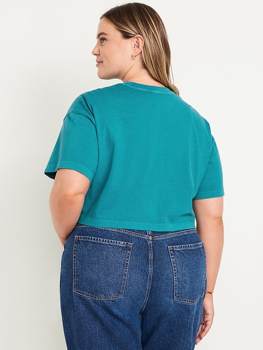 Image number 8 showing, Oversized Cropped T-Shirt