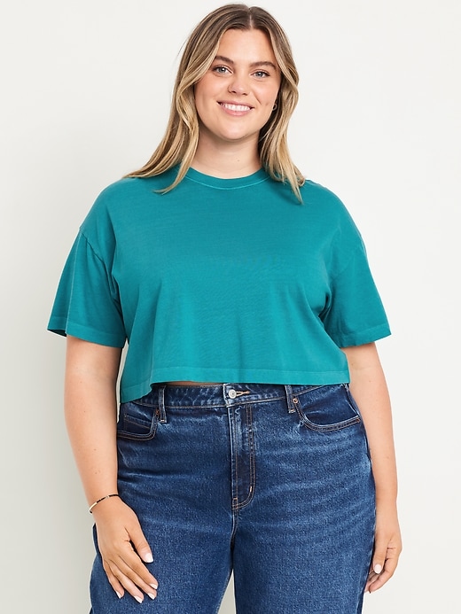 Image number 7 showing, Oversized Cropped T-Shirt