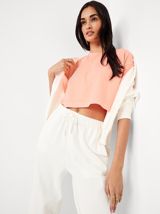 Image number 3 showing, Oversized Cropped T-Shirt