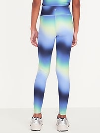 Image number 2 showing, High-Waisted PowerSoft 7/8-Length Performance Leggings for Girls