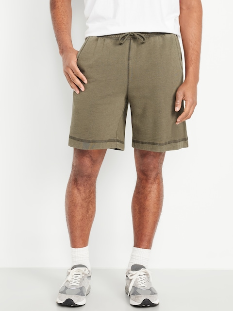 Garment-Dyed French Terry Shorts -- 6-inch inseam