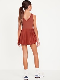Image number 2 showing, PowerSoft Micro-Pleated Athletic Dress for Girls