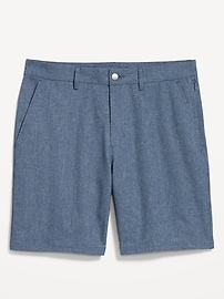 L'image numéro 3 présente Short Chino technique texturé, entrejambe de 20 cm