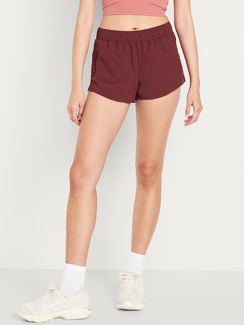Mid-Rise StretchTech Run Shorts -- 3-inch inseam