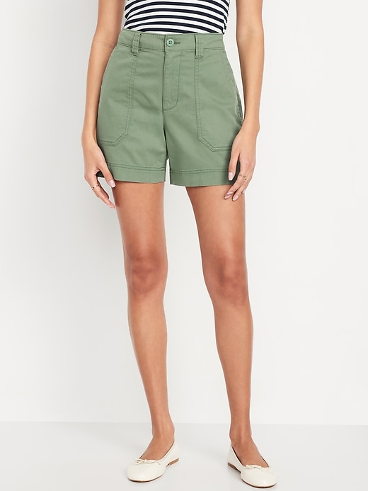 Image number 2 showing, High-Waisted OGC Chino Shorts -- 5-inch inseam