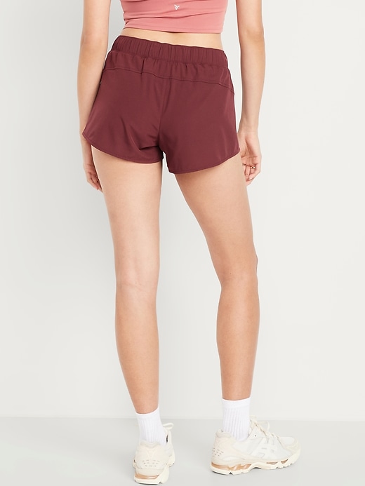 Image number 2 showing, Mid-Rise StretchTech Run Shorts -- 3-inch inseam