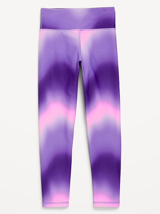 Image number 5 showing, High-Waisted PowerSoft 7/8-Length Performance Leggings for Girls