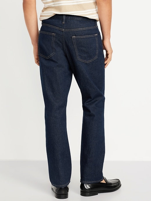 Image number 5 showing, Structured Straight Non-Stretch Jeans