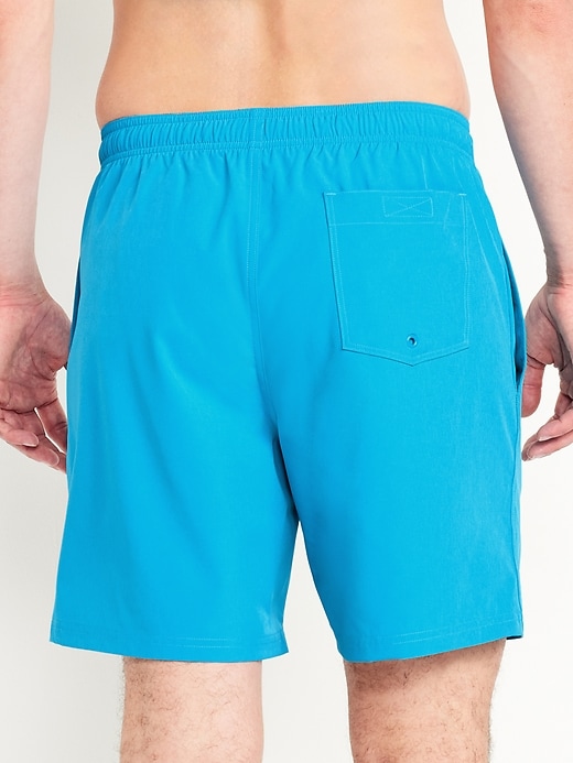 Image number 8 showing, Garment-Dyed Swim Trunks -- 7-inch inseam