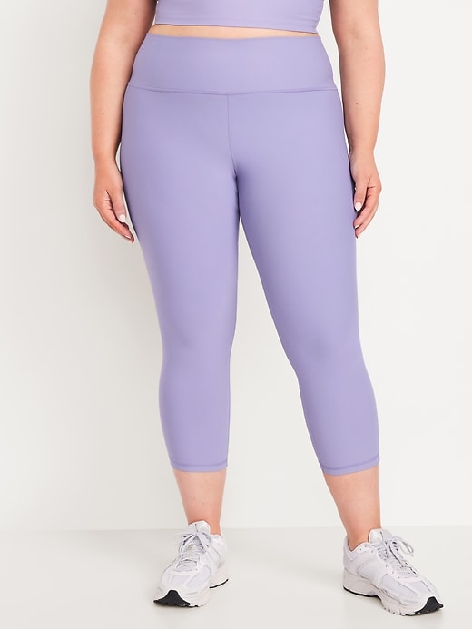 Image number 6 showing, High-Waisted PowerSoft Crop Leggings