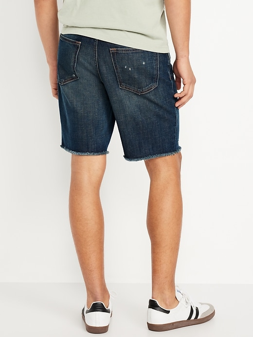 Image number 6 showing, Slim Built-In Flex Jean Raw-Edge Shorts -- 9.5-inch inseam