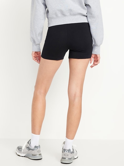 Image number 6 showing, High-Waisted Biker Shorts -- 4-inch inseam