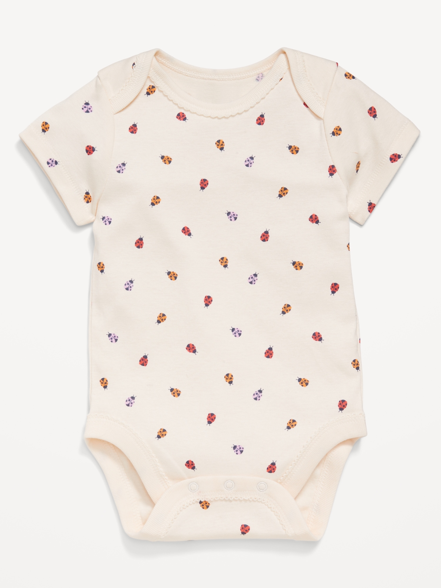 Printed Short-Sleeve Bodysuit for Baby