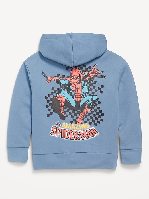 View large product image 2 of 3. Marvel™ Spider-Man Gender-Neutral Graphic Hoodie for Kids