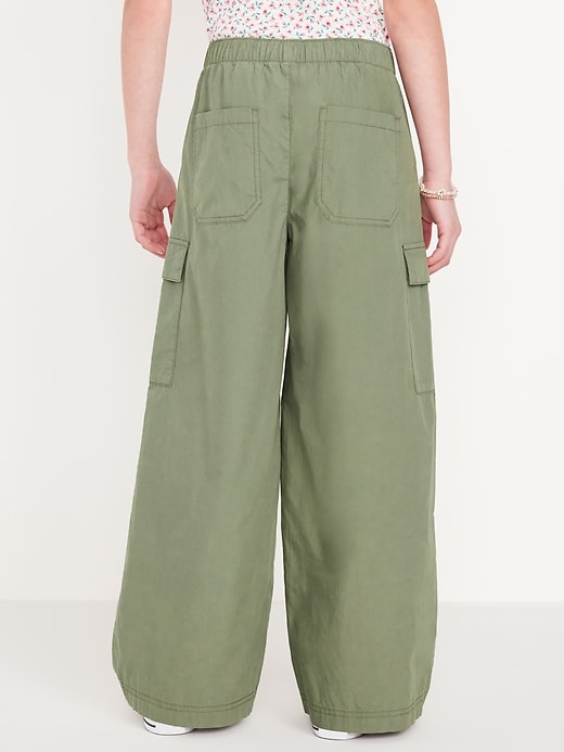 View large product image 2 of 4. Loose Poplin Cargo Pants for Girls