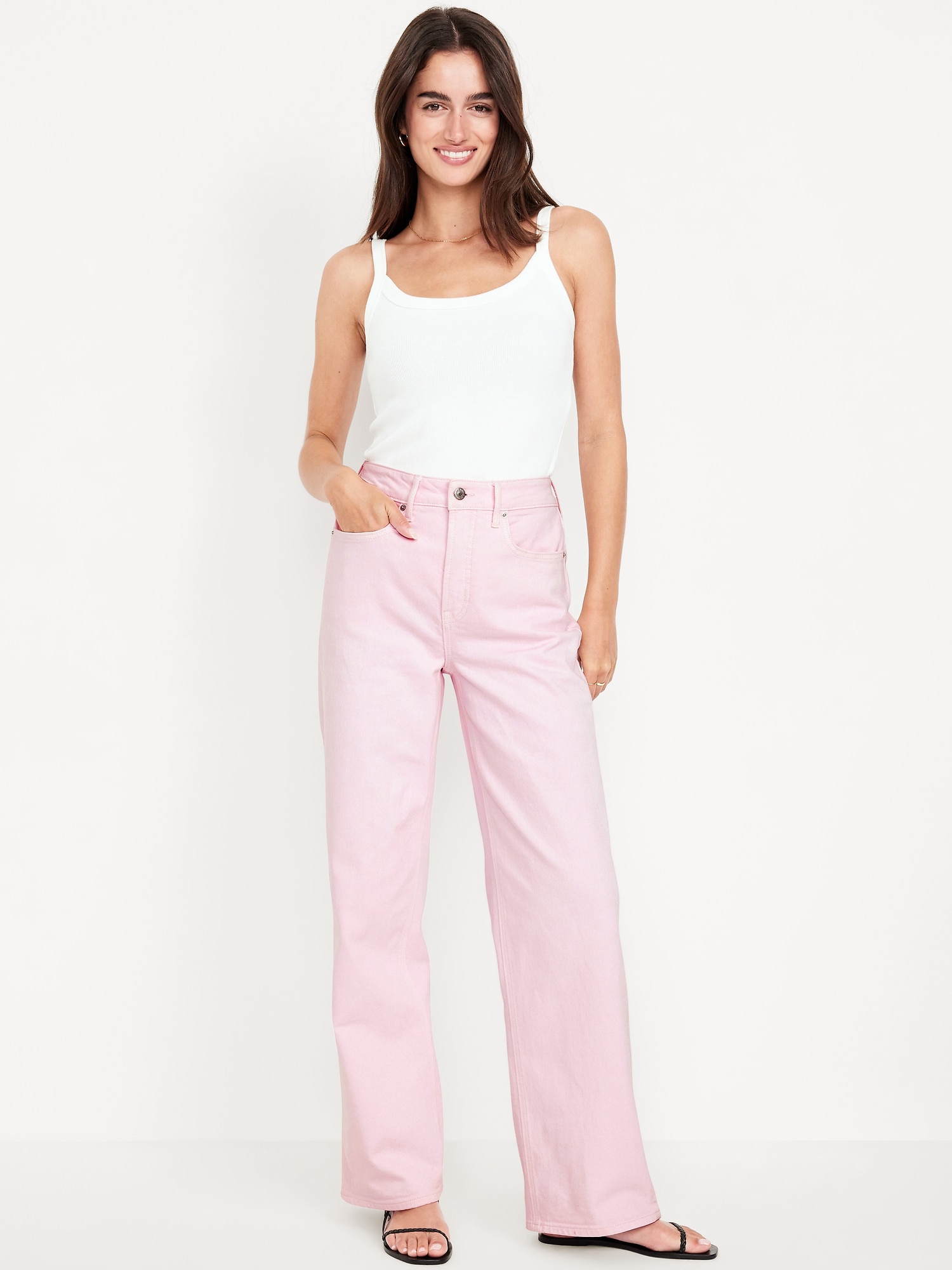 Extra High-Waisted Wide-Leg Jeans