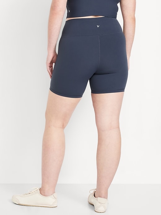 Image number 5 showing, High-Waisted StudioSmooth Biker Shorts -- 6-inch inseam