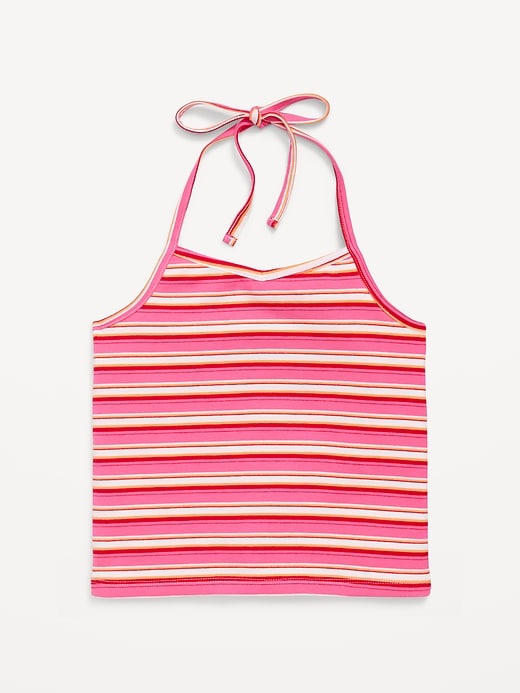 View large product image 2 of 3. Jersey Halter Top for Girls