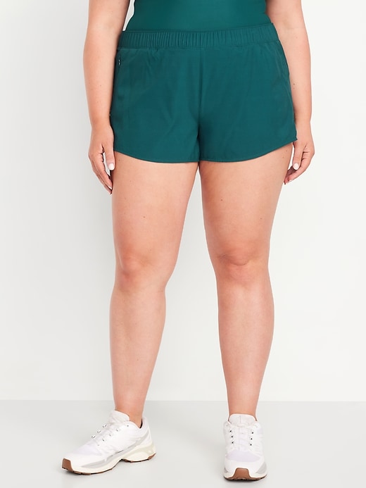 Image number 6 showing, Mid-Rise StretchTech Run Shorts -- 3-inch inseam