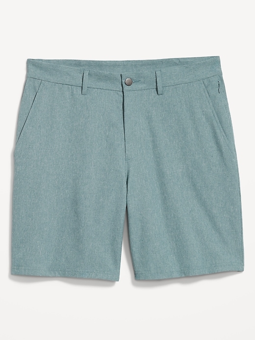 Image number 3 showing, Textured Tech Chino Shorts -- 8-inch inseam