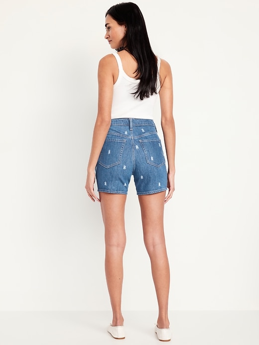 Image number 3 showing, High-Waisted OG Jean Shorts -- 5-inch inseam