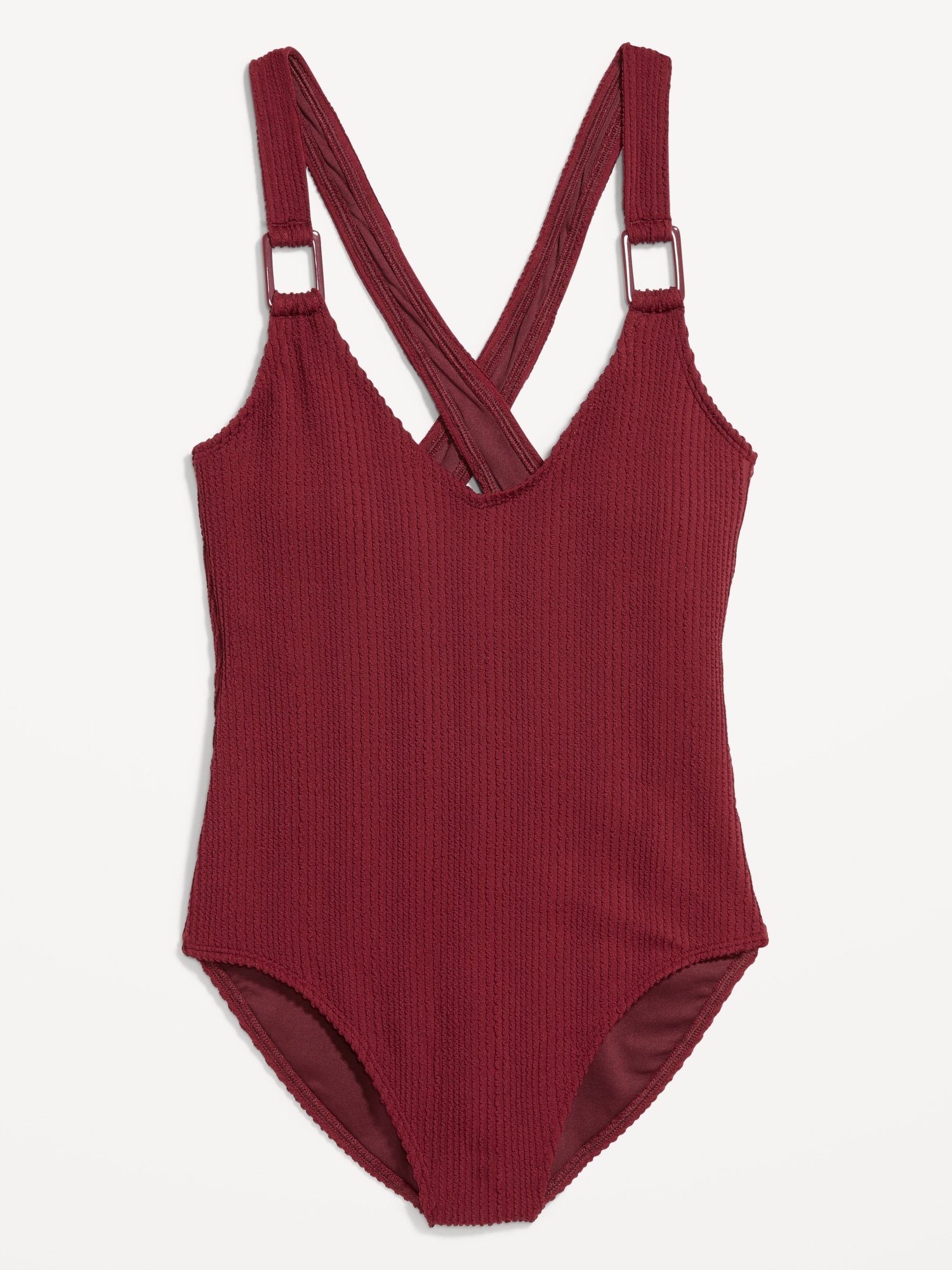 Ribbed One-Piece Swimsuit