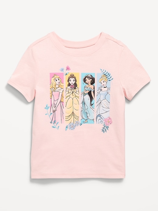 View large product image 1 of 2. Disney© Princesses Graphic T-Shirt for Toddler Girls