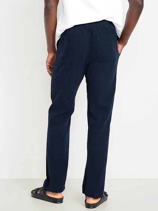 Image number 6 showing, 90's Straight Linen-Blend Pants