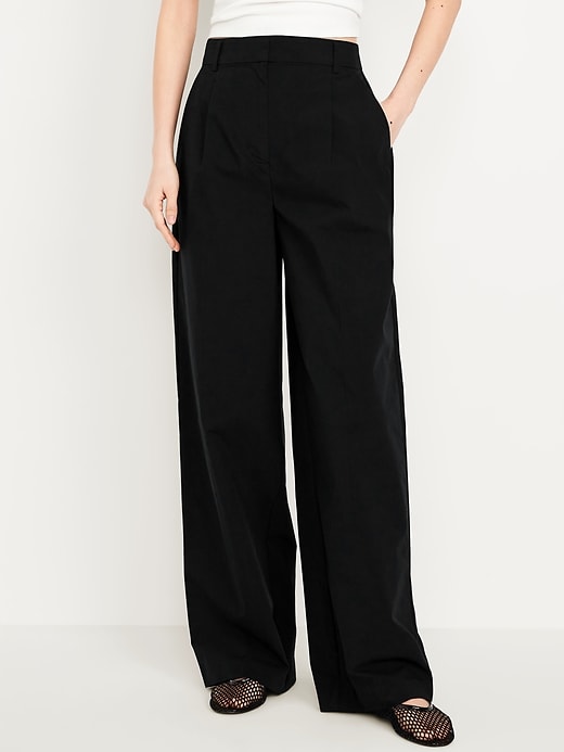 Image number 2 showing, Extra High-Waisted Taylor Super Wide-Leg Trouser Pants