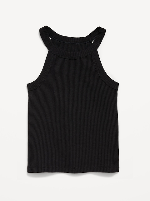 Fitted Halter Tank Top for Toddler Girls